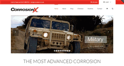 Desktop Screenshot of corrosion-x.co.uk
